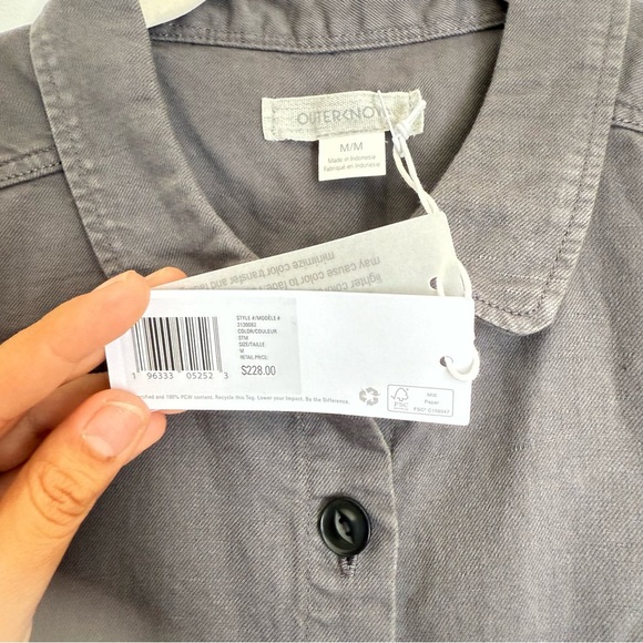 Outerknown S.E.A. Organic Cotton Linen Long Sleeve jumpsuit - Picture 11 of 12